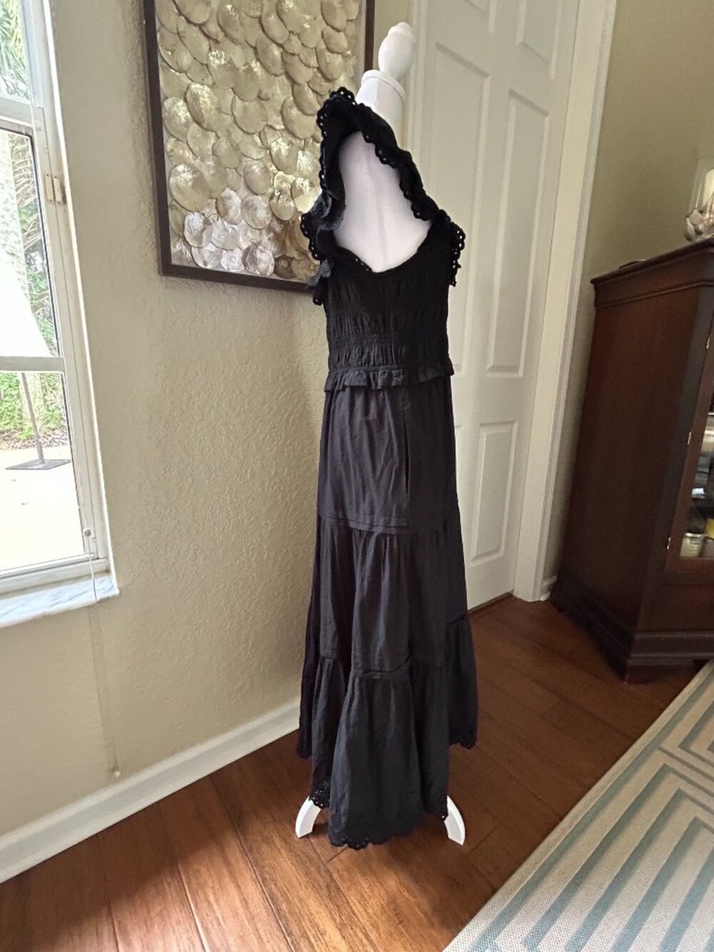 Madewell Madilynn Ruffle Neck Lucie Dress - Picture 7 of 9